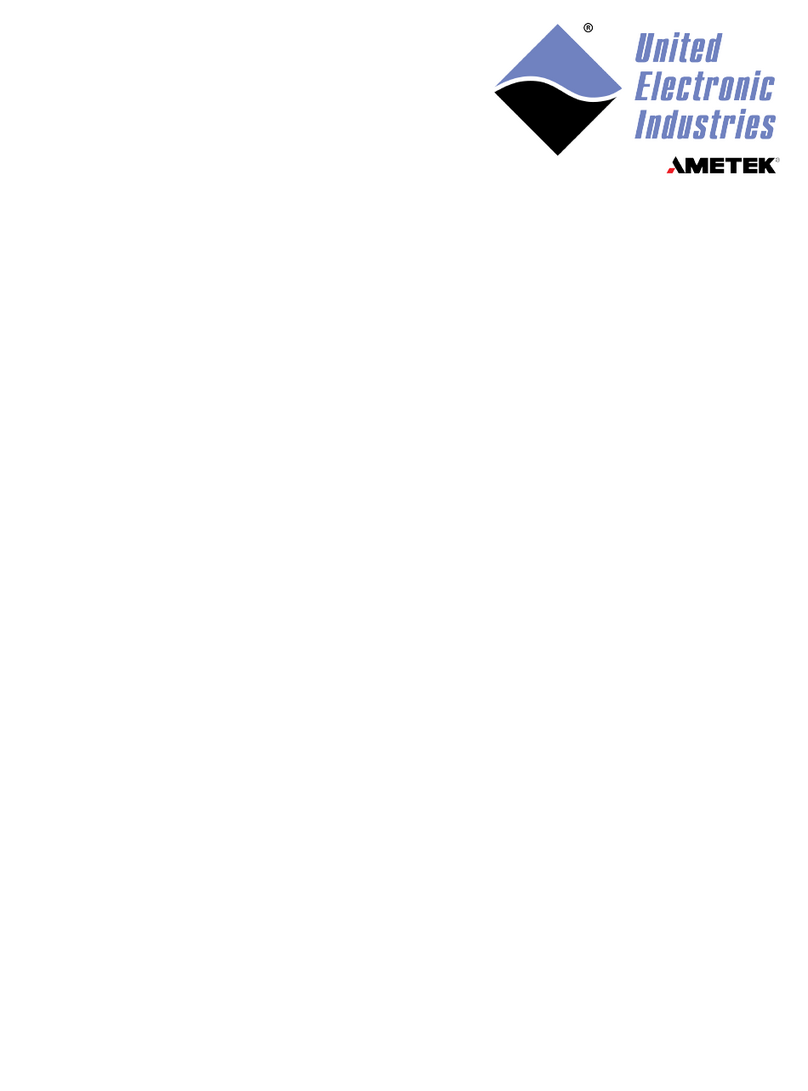 Ametek DN VR-608 Series User manual