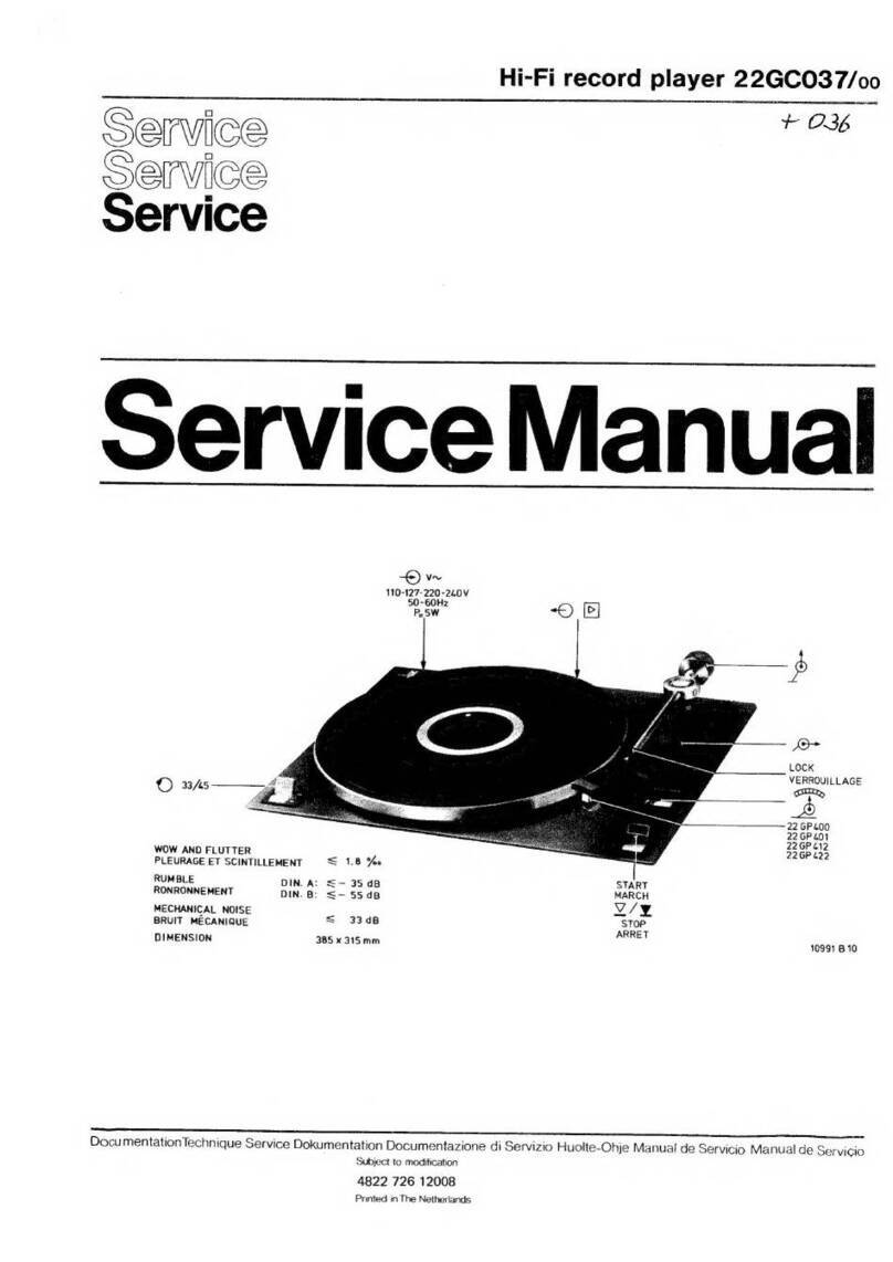 Philips 22GC037 Service manual