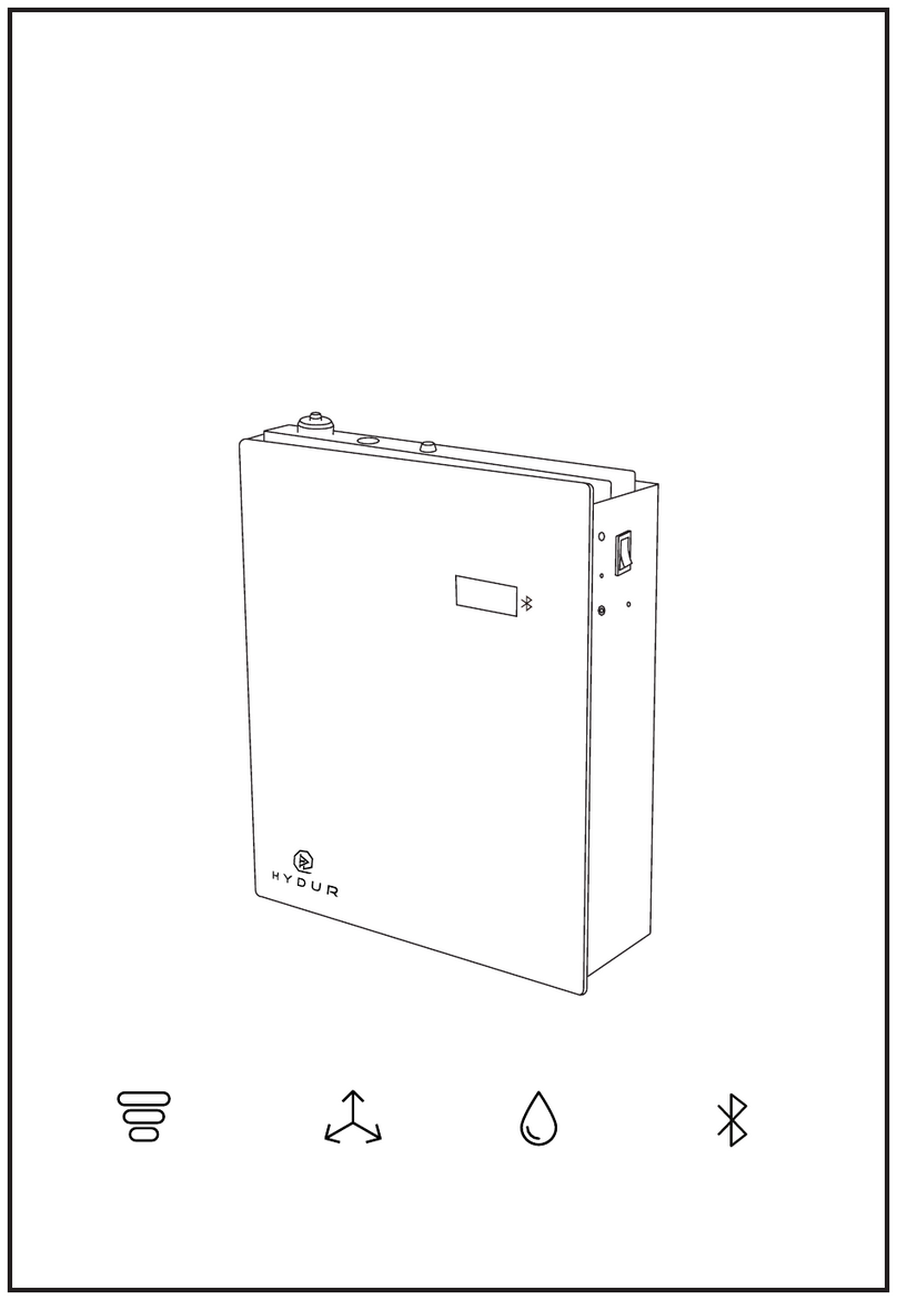 HYDUR Grandi Square user manual