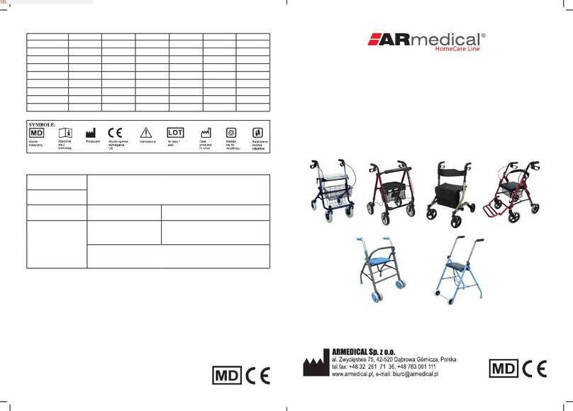 ARmedical CLASSIC AR-005 User's manual & warranty card
