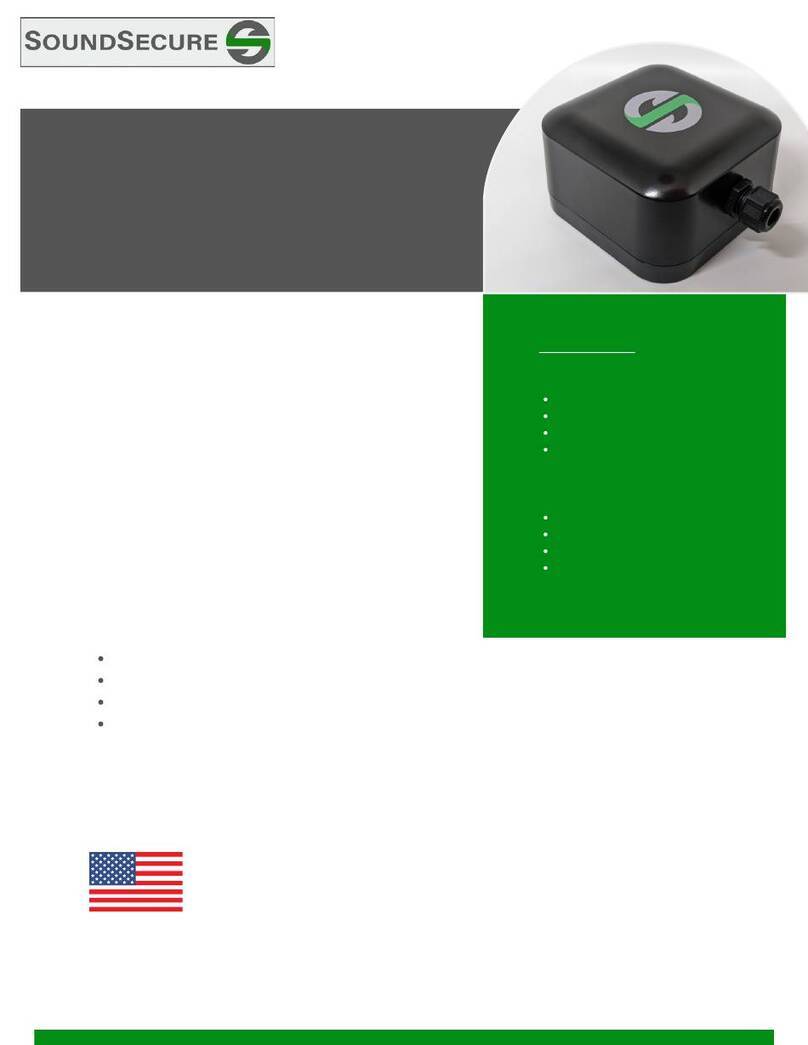 SoundSecure SS-820 Quick installation instructions
