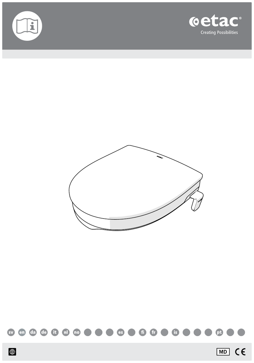 Etac My-Loo 8030 1520 user manual