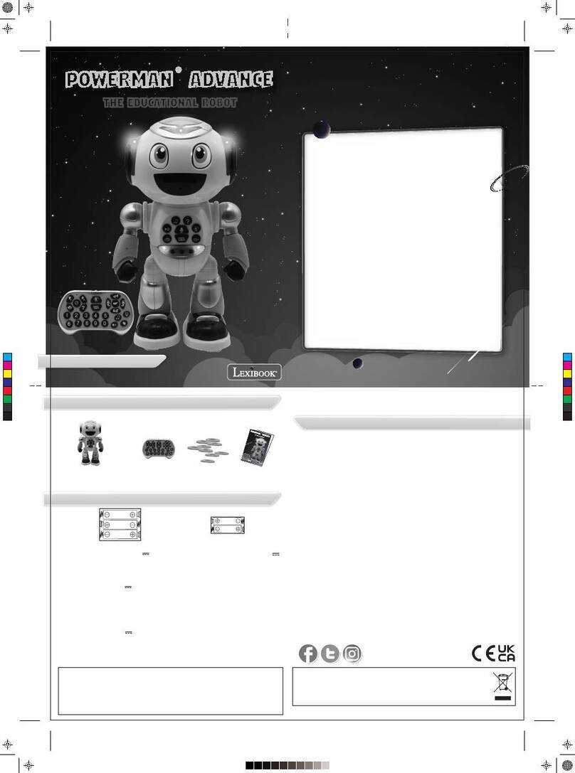 LEXIBOOK POWERMAN ADVANCE ROB28EN User manual