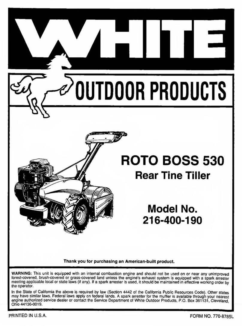White Outdoor Products ROTO BOSS 530 quick start guide