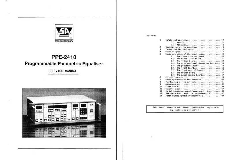 Stage Accompany PPE-2410 Service manual