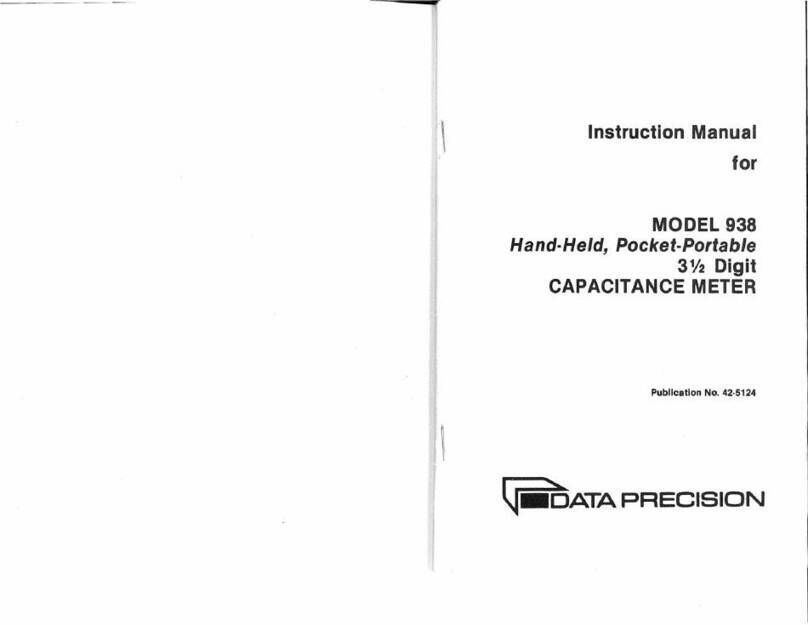 DATA PRECISION 938 User manual