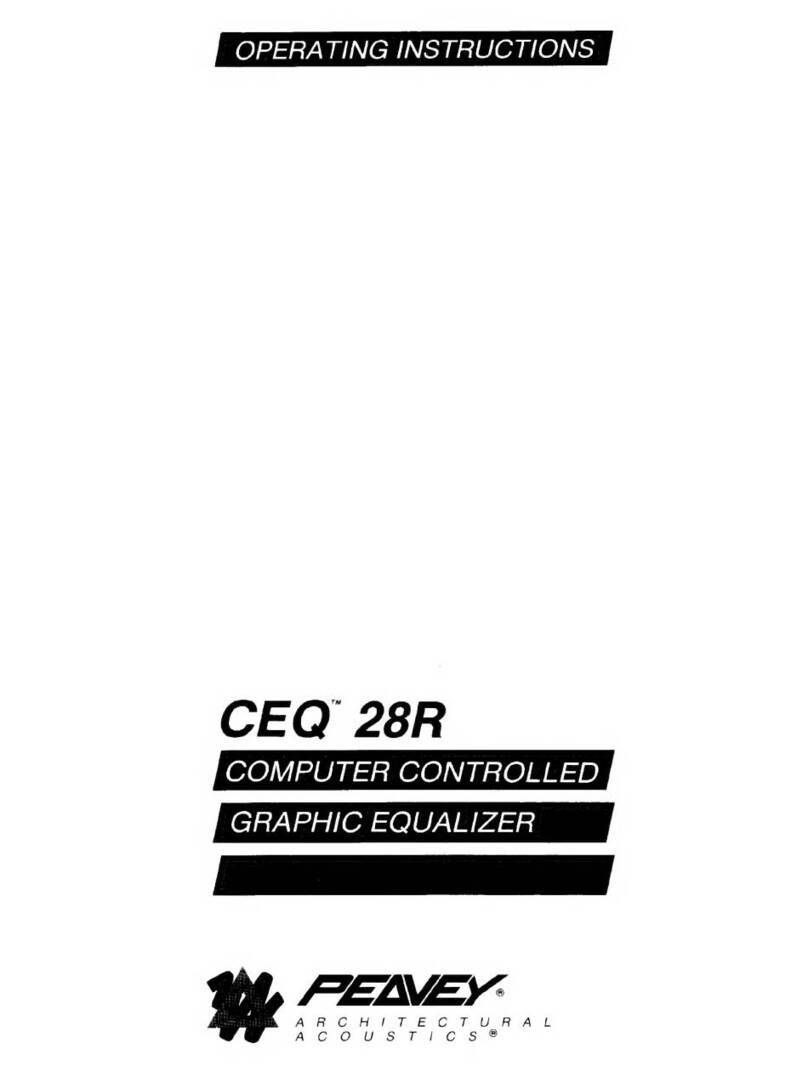 Peavey CEQ 28R User manual