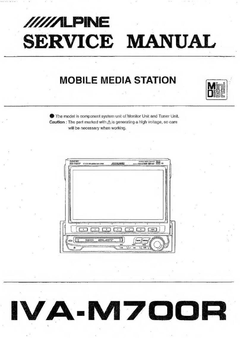 Alpine IVA-M700R User manual