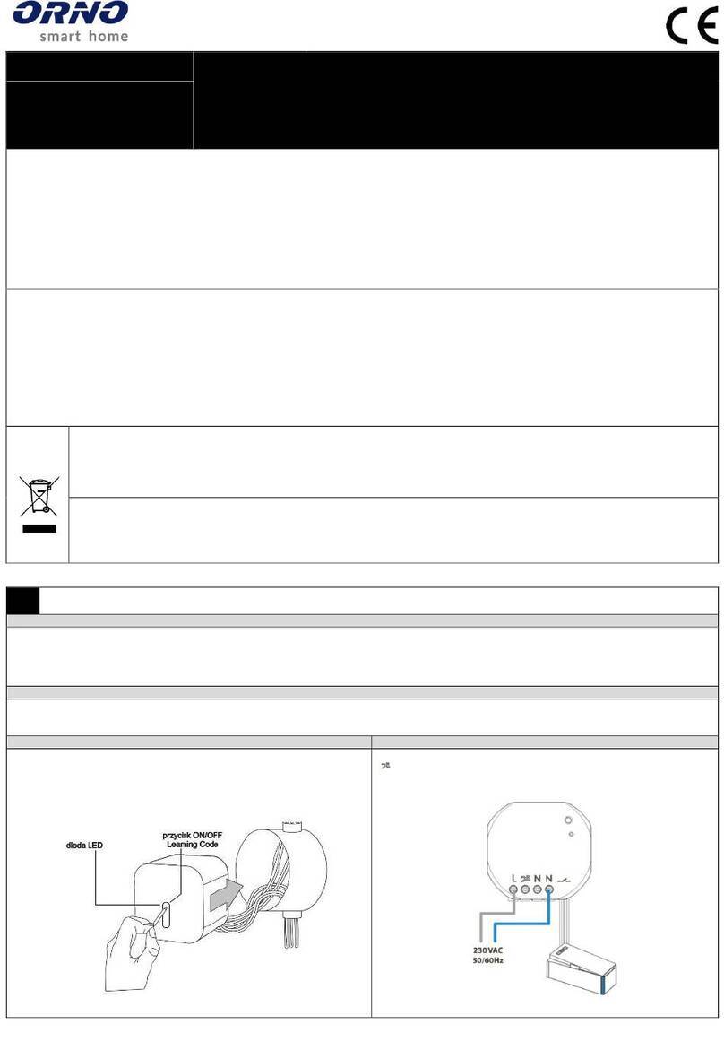 Orno OR-SH-1736 User manual Orno OR-SH-1736 User manual