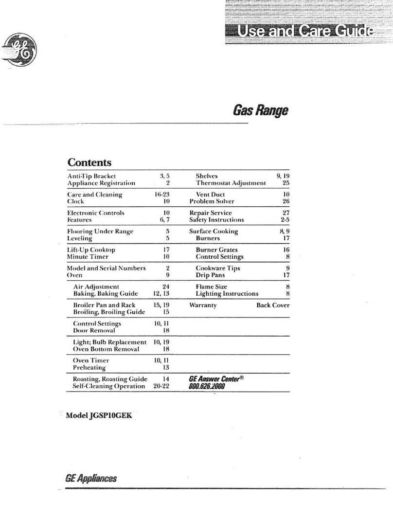GE JGSPIOGEK User manual