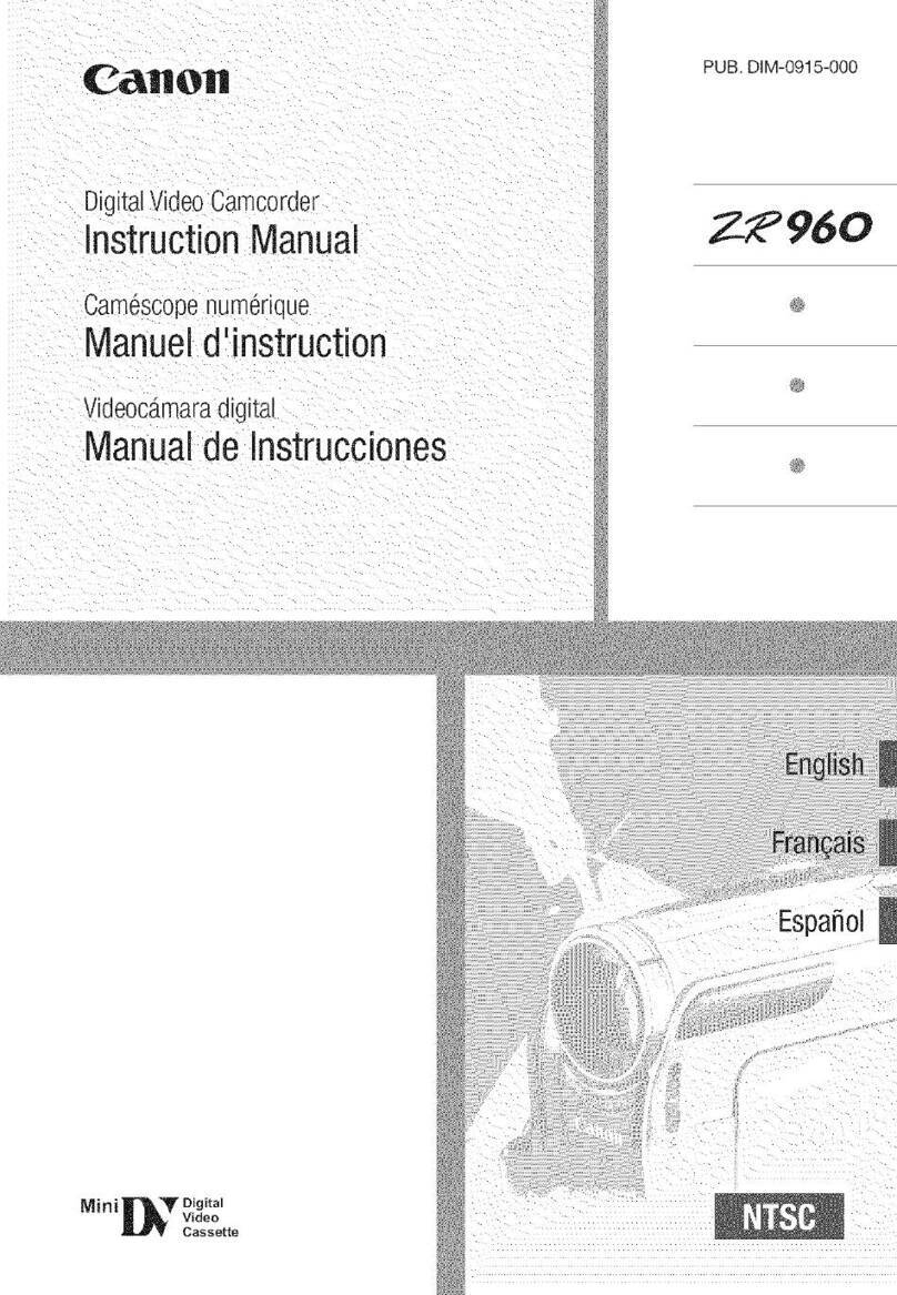 Canon ZR960 User manual