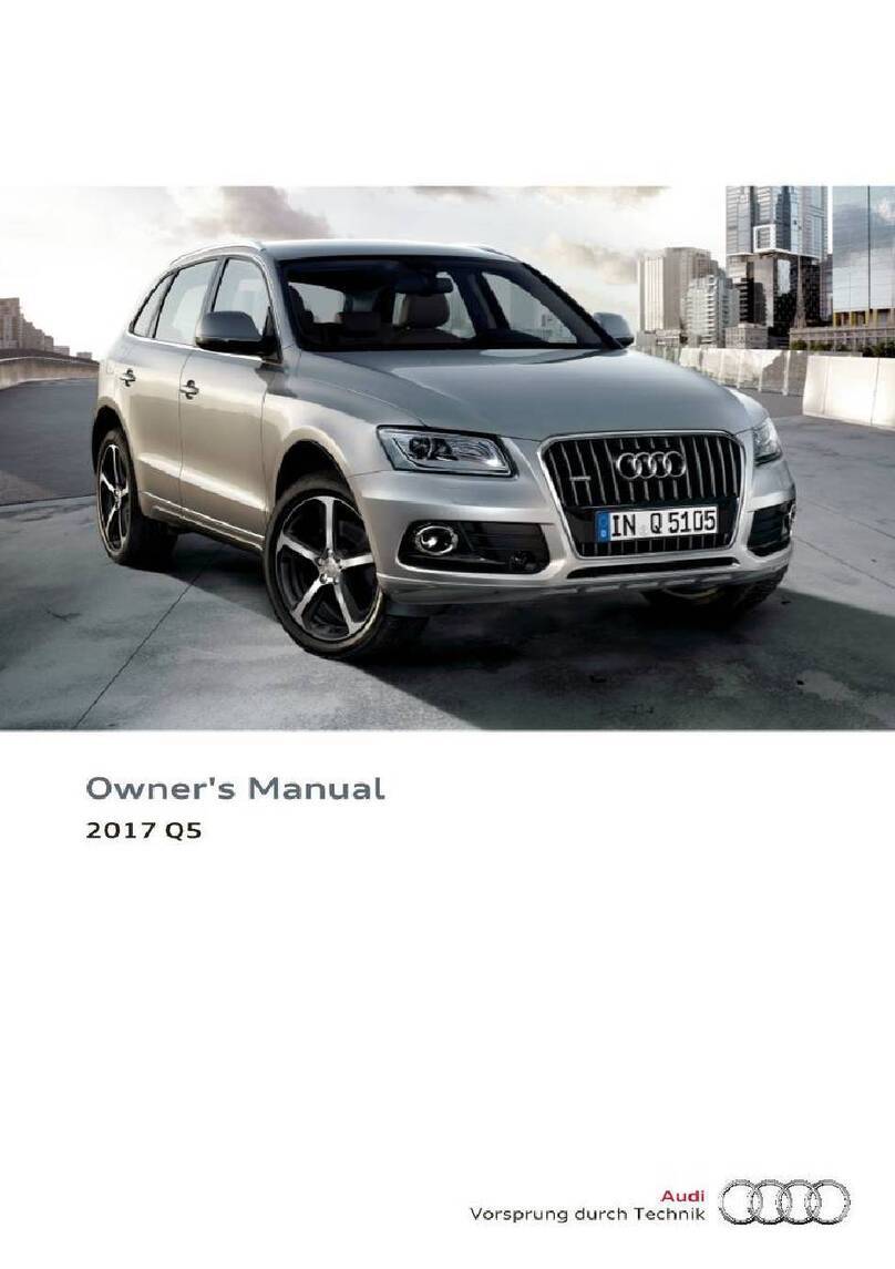 Audi Q5 2017 User manual Audi Q5 2017 User manual