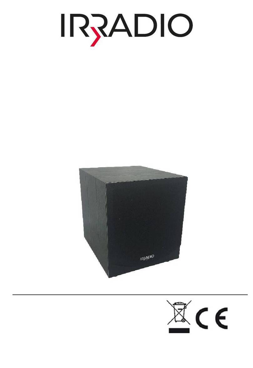 Irradio IRDP-SUB100 PRO user manual