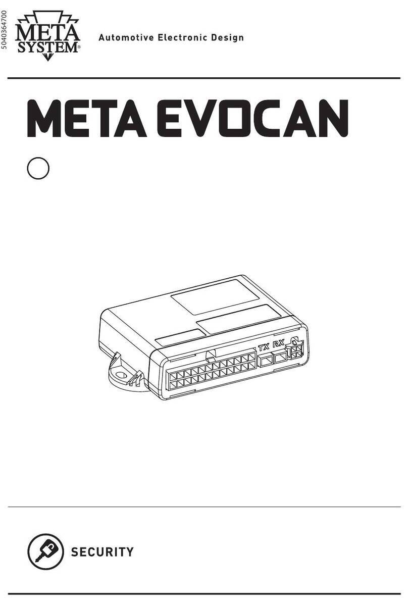 MetaSystem META EVOCAN User manual
