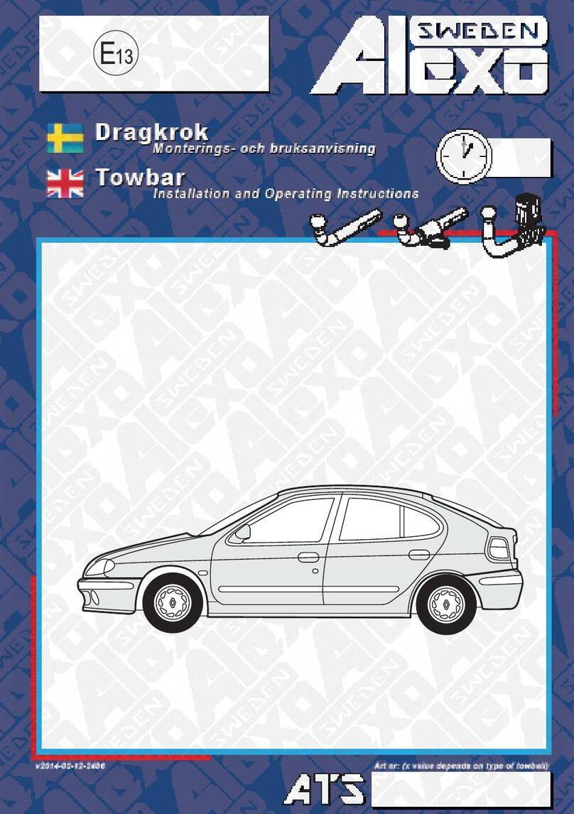 Alexo Sweden 652-1900 User manual Alexo Sweden 652-1900 User manual