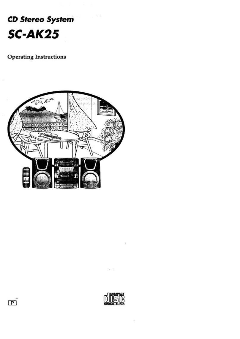 Panasonic Service Manual SC-AK25 User manual