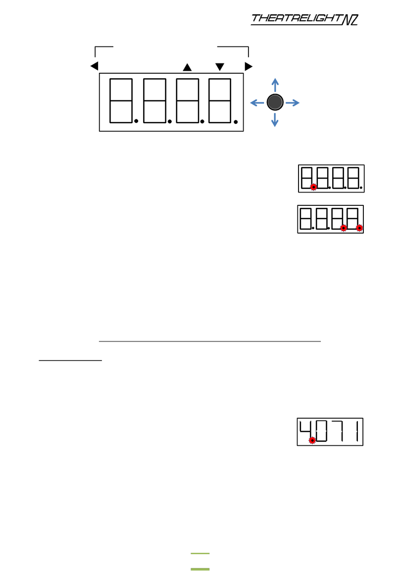 Theatrelight Quadbox Operation manual