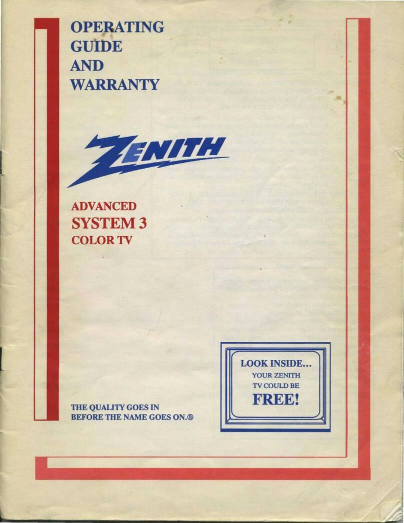 Zenith ADVANCED SYSTEM 3 Operating and maintenance manual