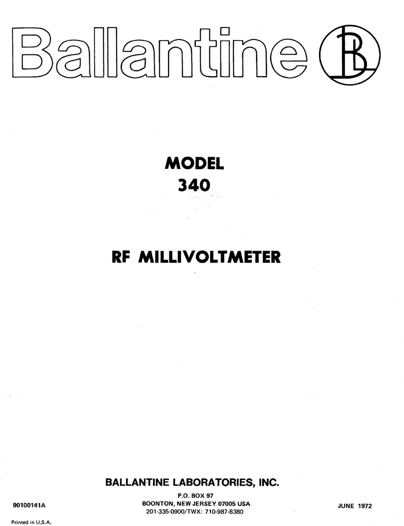 Ballantine 340 instruction manual
