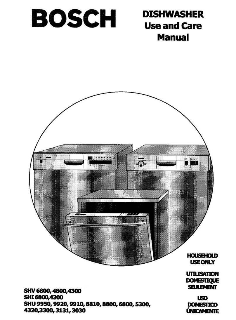 Bosch SHV 6800 User manual