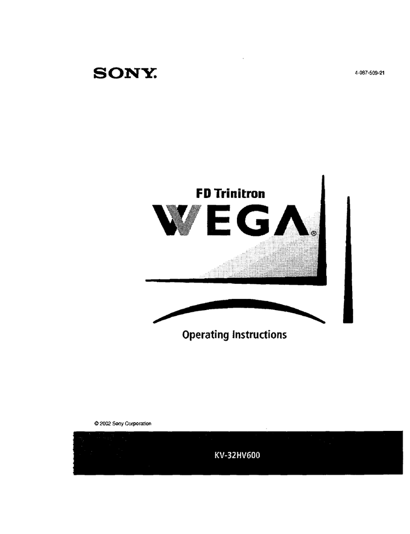 Sony WEGA KV 32HV600 User manual