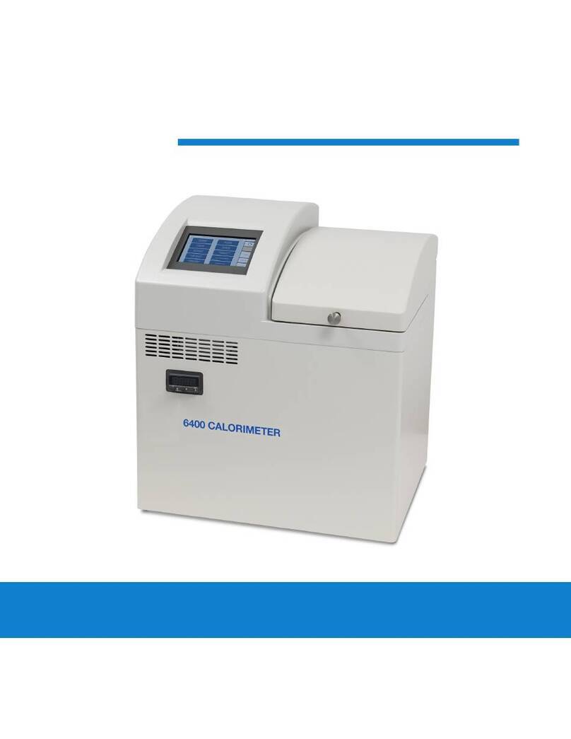 parr 6400 Operating instructions manual