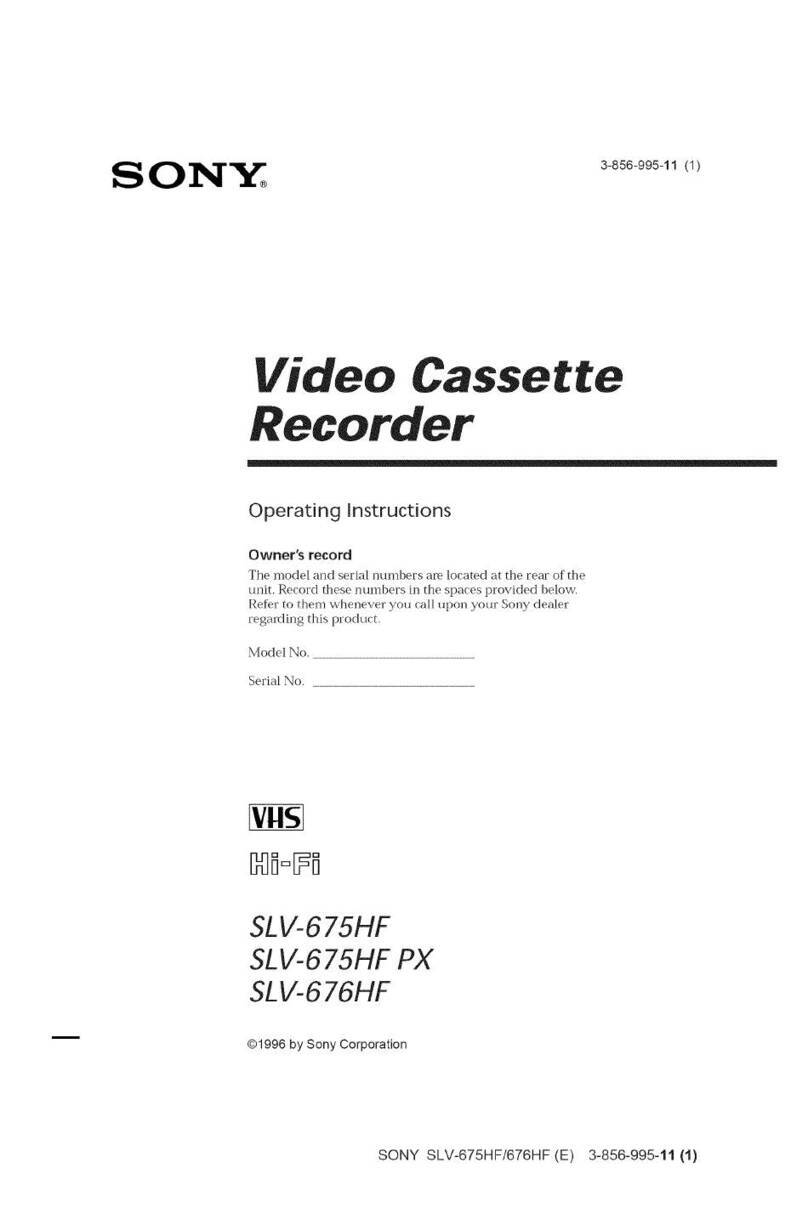 Sony SLV-675HF PX User manual