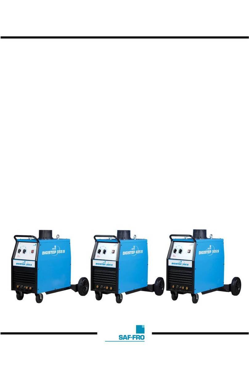 Lincoln Electric SAF-FRO DIGISTEEL 355S User manual