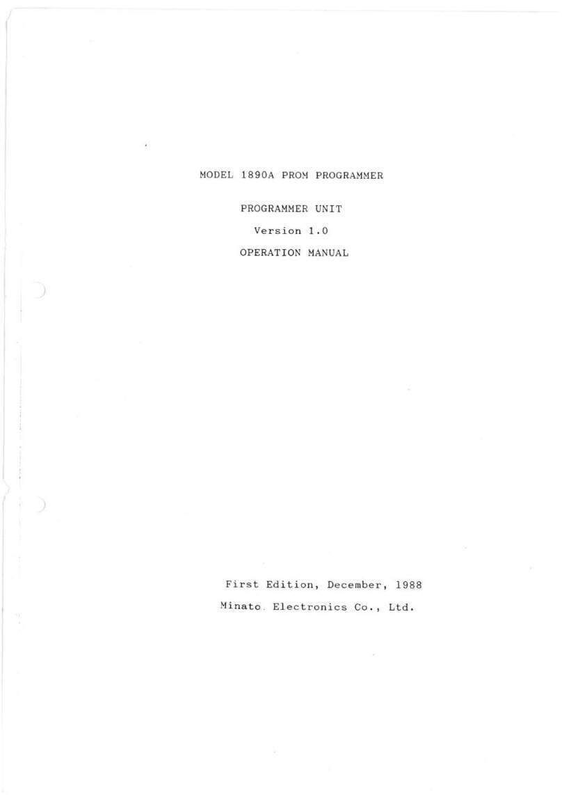MINATO 1890A Operation manual MINATO 1890A Operation manual