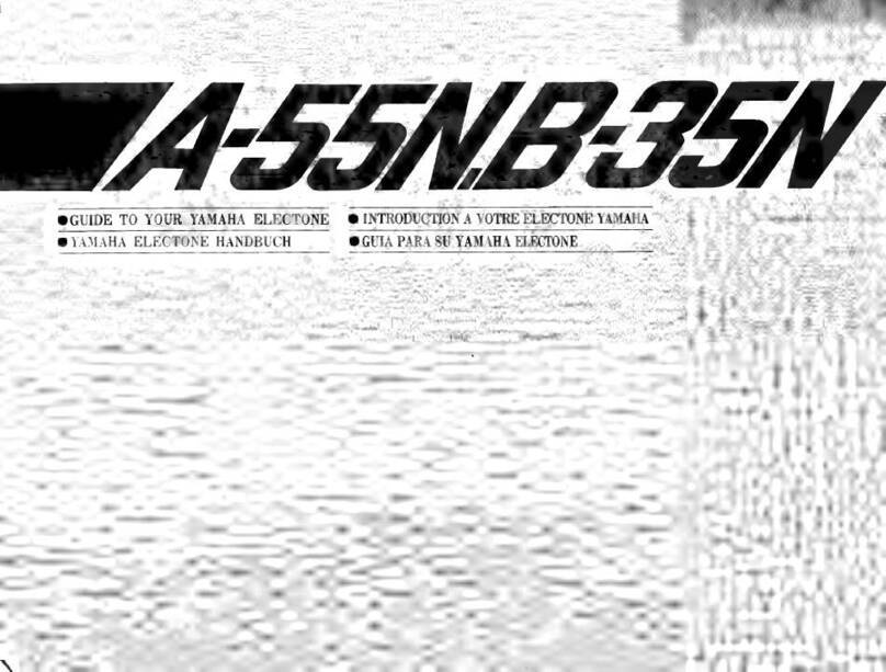 Yamaha Electone A-55N User manual