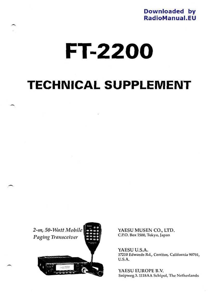 Yaesu FT-2200 Manual
