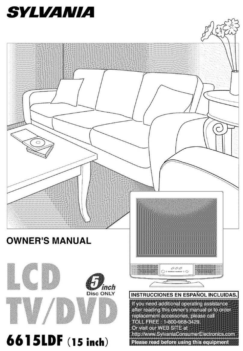 Sylvania 6615LDF User manual