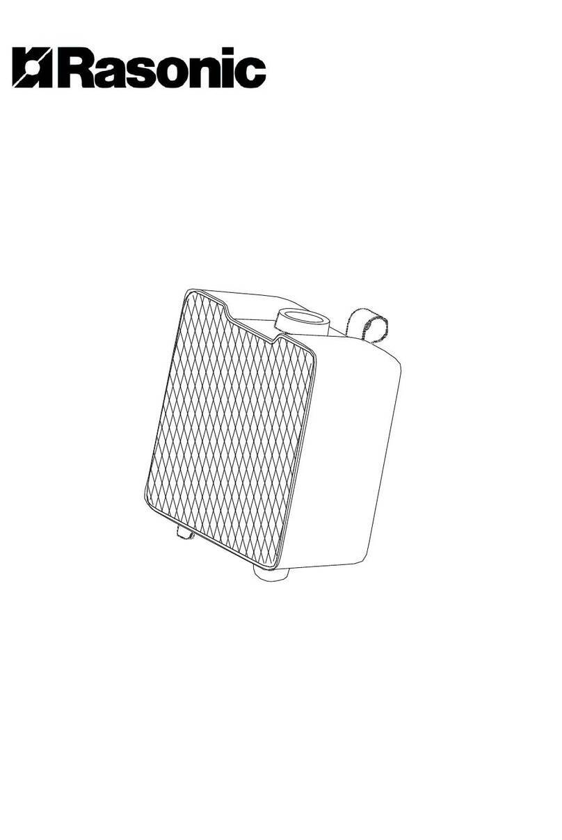 Rasonic RA-CH18WS Operation manual