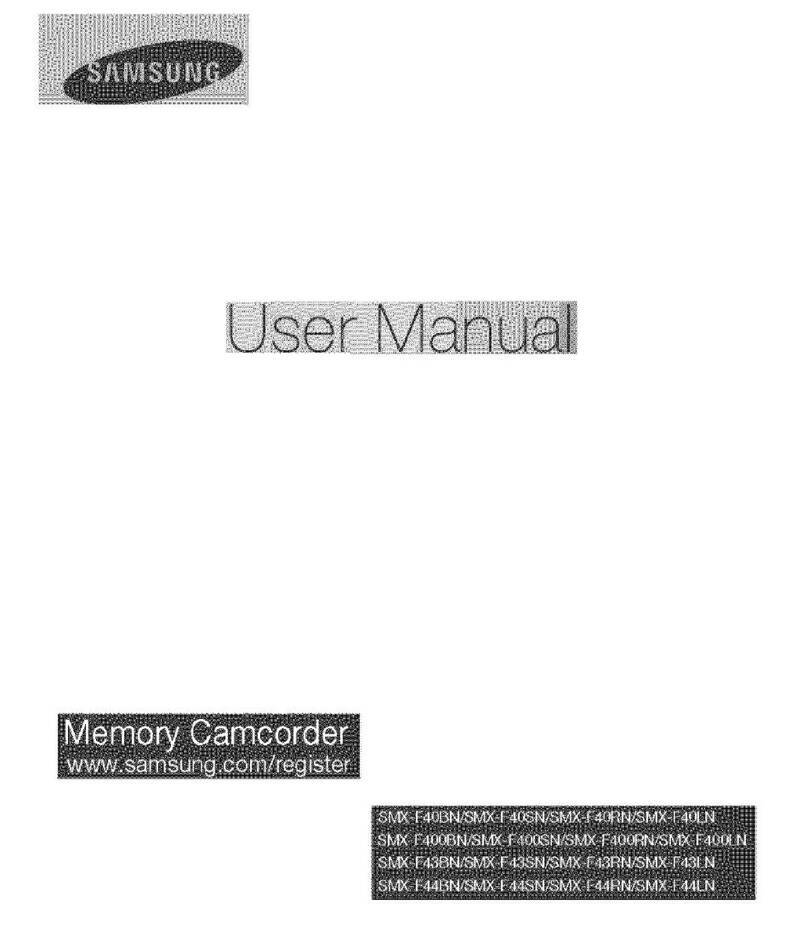 Samsung SMX-F40BN User manual