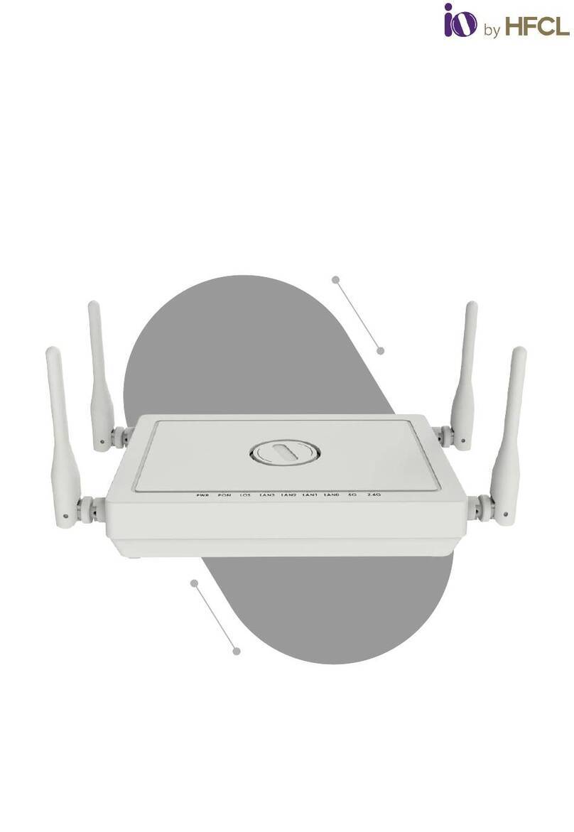 HFCL io XPON ONT OHG-5110-E14A quick start guide