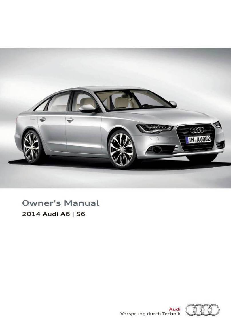 Audi 2014 A6 User manual