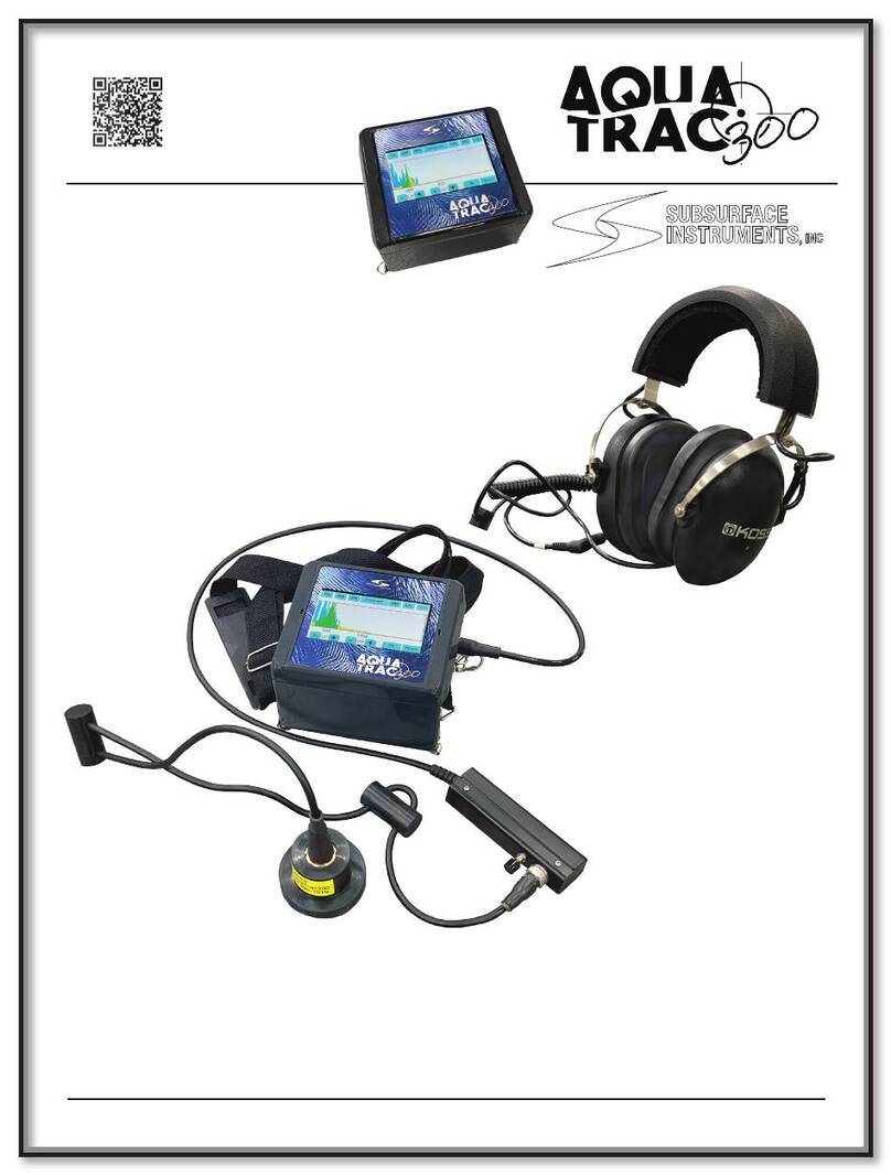 SubSurface Instruments AQUA TRAC 300 user manual