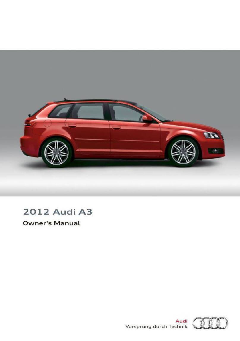 Audi A3 2012 User manual Audi A3 2012 User manual
