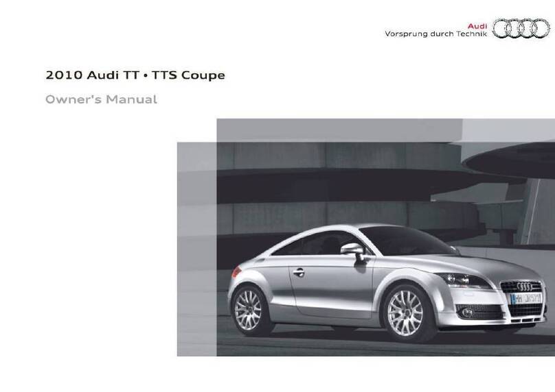 Audi TT 2010 User manual Audi TT 2010 User manual