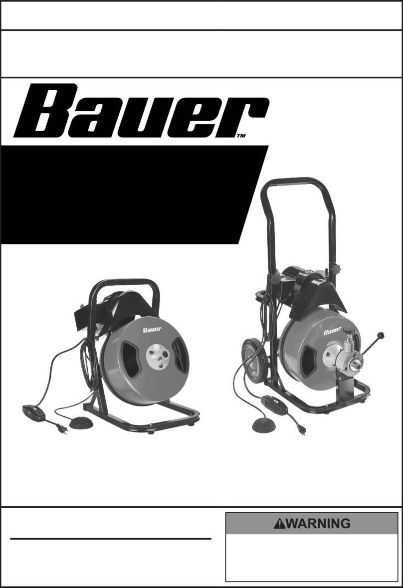 Bauer 22202E-B Owner's manual & safety instructions