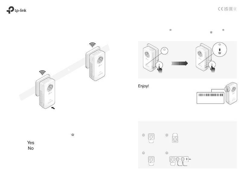 TP-Link TL-WPA8631P Quick installation guide