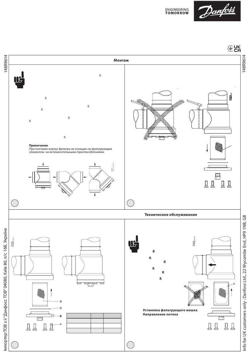 Danfoss FIA SS 15-65 installation guide