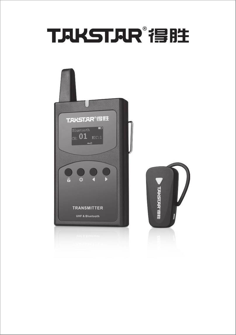 Takstar WTG-650 user manual