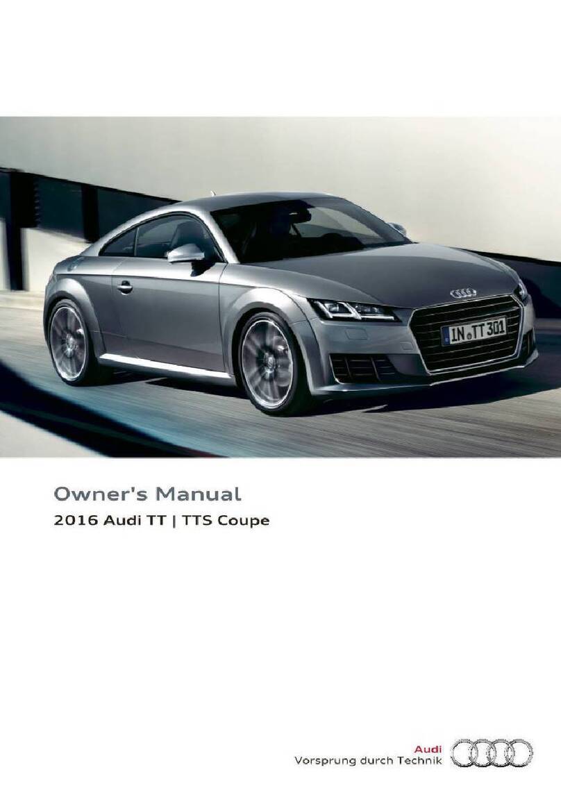 Audi TT 2016 User manual