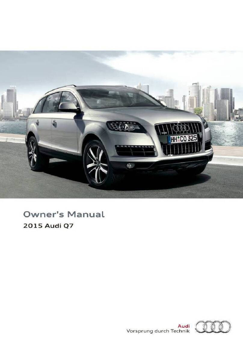 Audi Q7 2015 User manual Audi Q7 2015 User manual