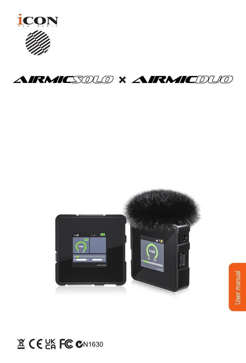 ICON AIRMICSOLO quick start guide