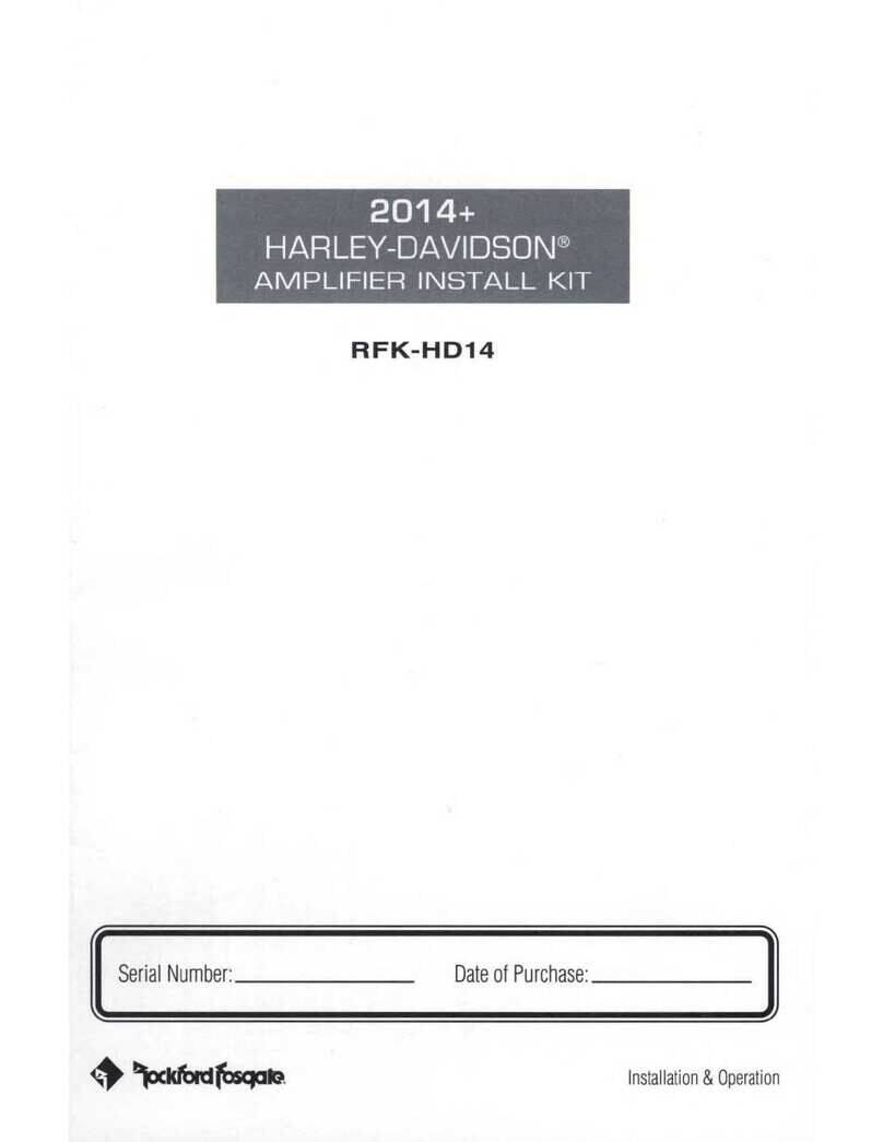 Rockford Fosgate HARLEY-DAVIDSON RFK-HD14 Guide
