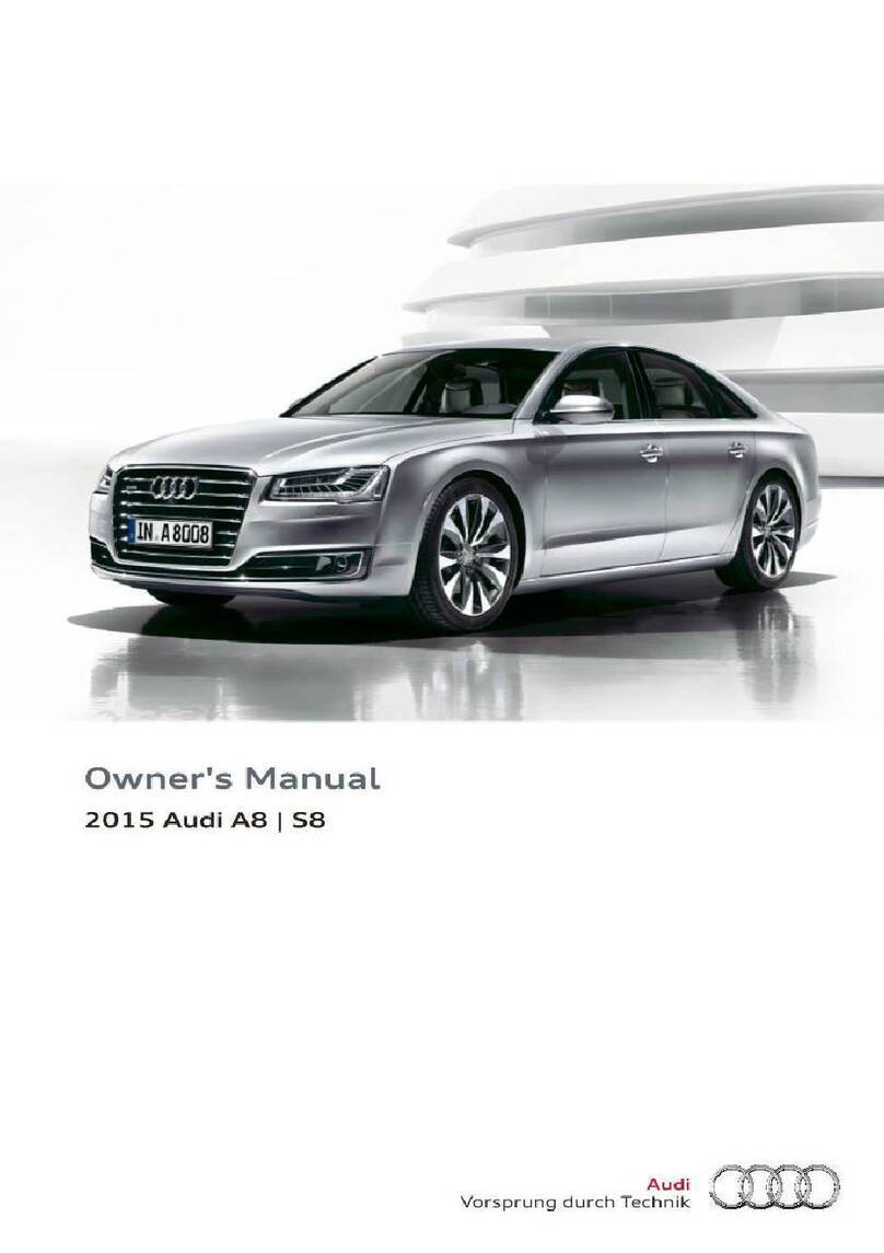 Audi A8 2015 User manual Audi A8 2015 User manual