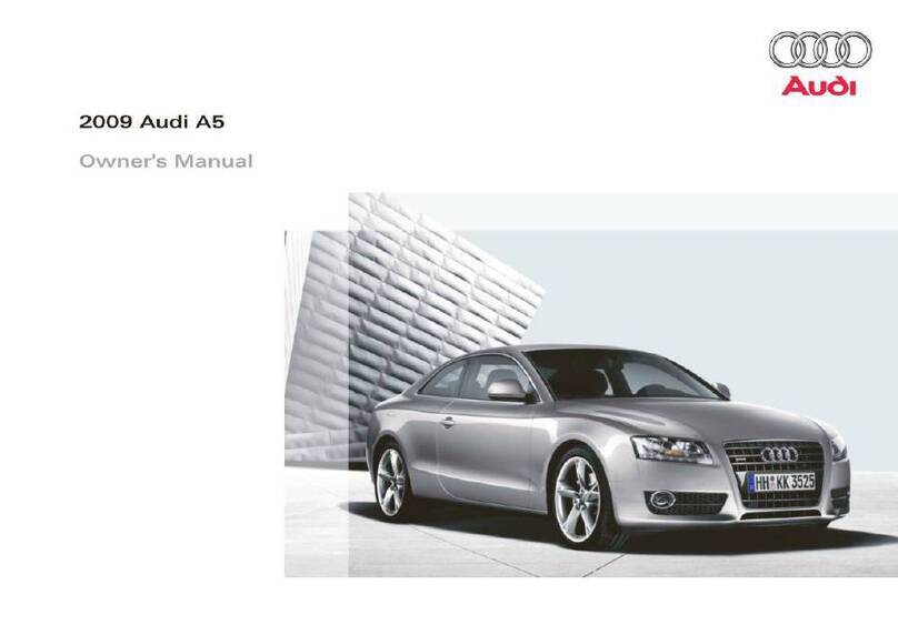 Audi 2009 A5 Cabriolet User manual