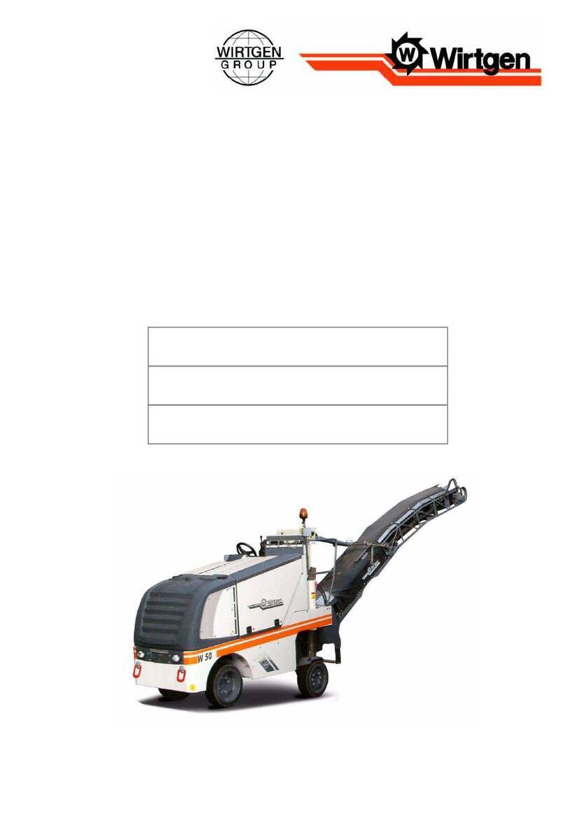 WIRTGEN W 50 instruction manual